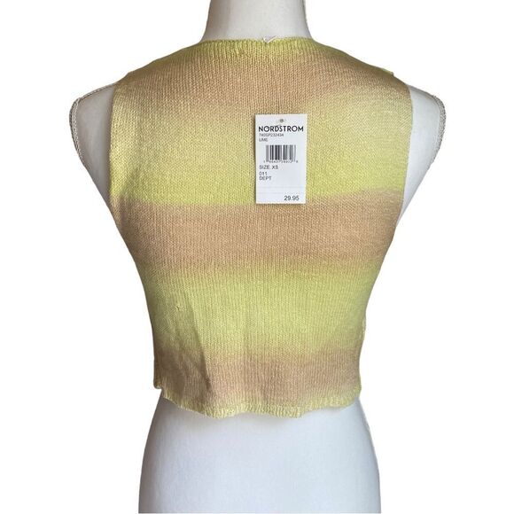 Rainbow Ombre Pacsun Knit Vest Size XS NWT - Picture 1 of 7